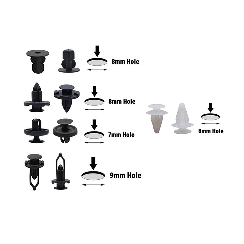 Wholesale Plastic Auto Bumper and Retainer Fasteners Car Clip Car Door Trim Panel Clips Plastic Push Rivets for Toyota