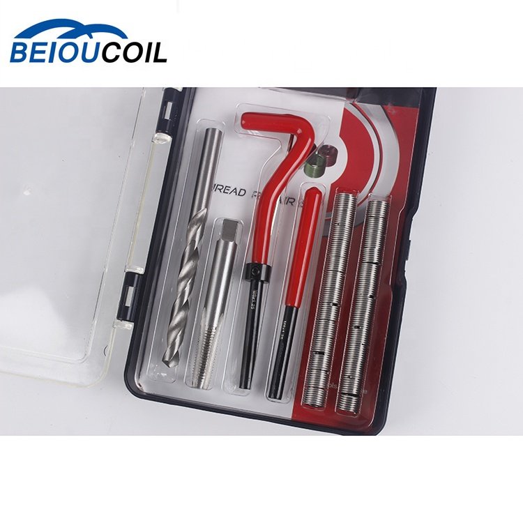 M6 Coils Thread Insert Nut Thread Repair Kit for Car Repairing Heli Coil Thread Repair Kit