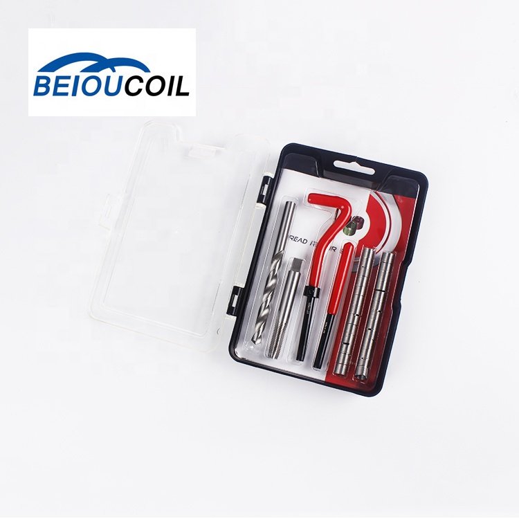 M6 Coils Thread Insert Nut Thread Repair Kit for Car Repairing Heli Coil Thread Repair Kit