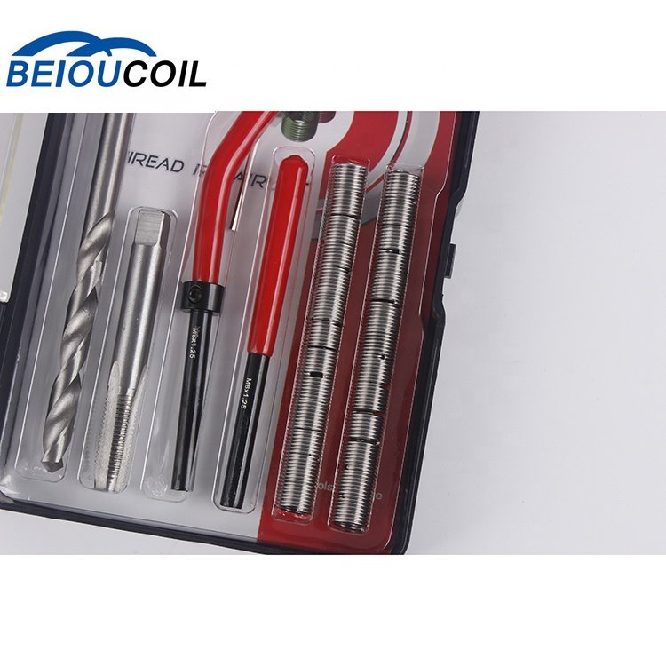 M6 Coils Thread Insert Nut Thread Repair Kit for Car Repairing Heli Coil Thread Repair Kit