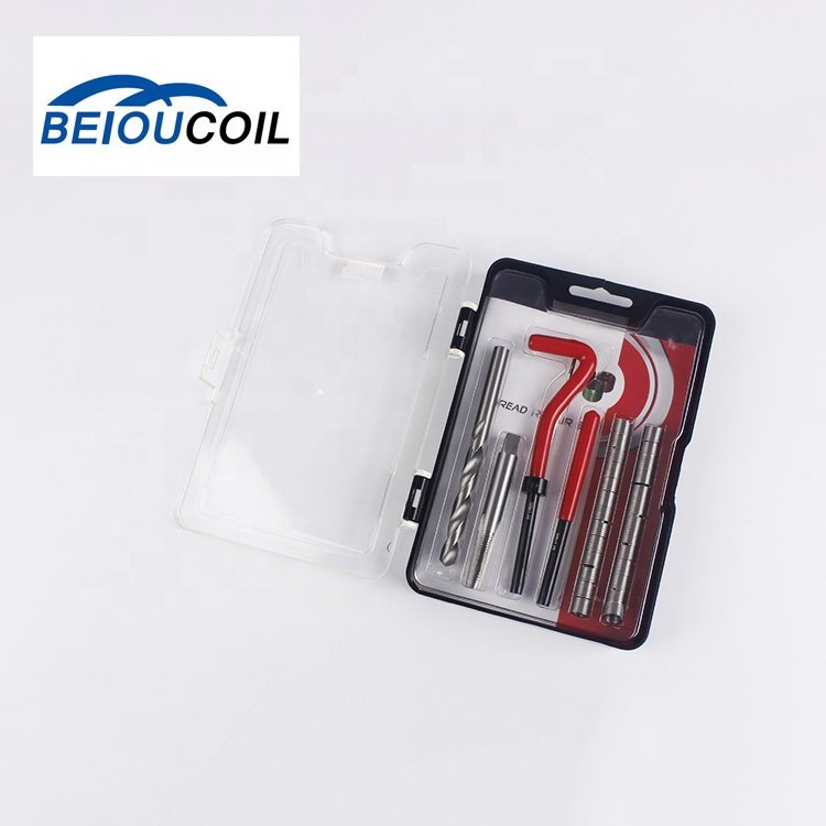 M6 Coils Thread Insert Nut Thread Repair Kit for Car Repairing Heli Coil Thread Repair Kit