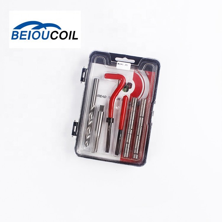 M6 Coils Thread Insert Nut Thread Repair Kit for Car Repairing Heli Coil Thread Repair Kit
