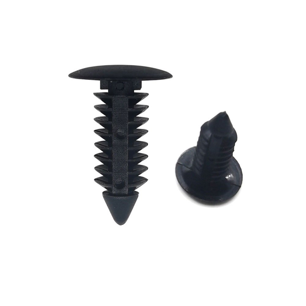 8mm 7mm Auto Fastener Fit Hole Nylon Car Clips Fender Bumper Shield Retainer Plastic Rivet for GM Ford Chrysler Universal Model