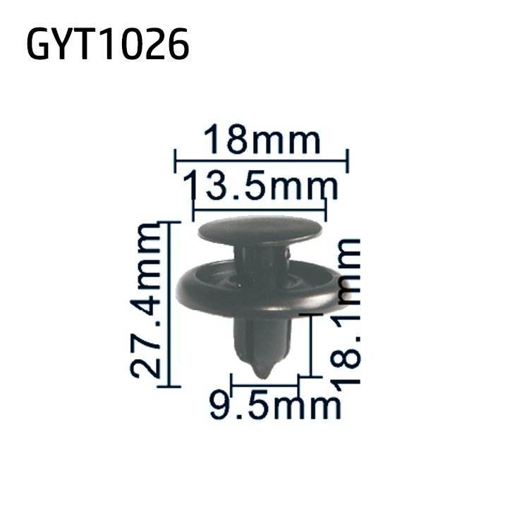 Wholesale Plastic Rivet Automotive Fasteners Clips Car Auto Fastener Clip Bumper Car Auto Fastener