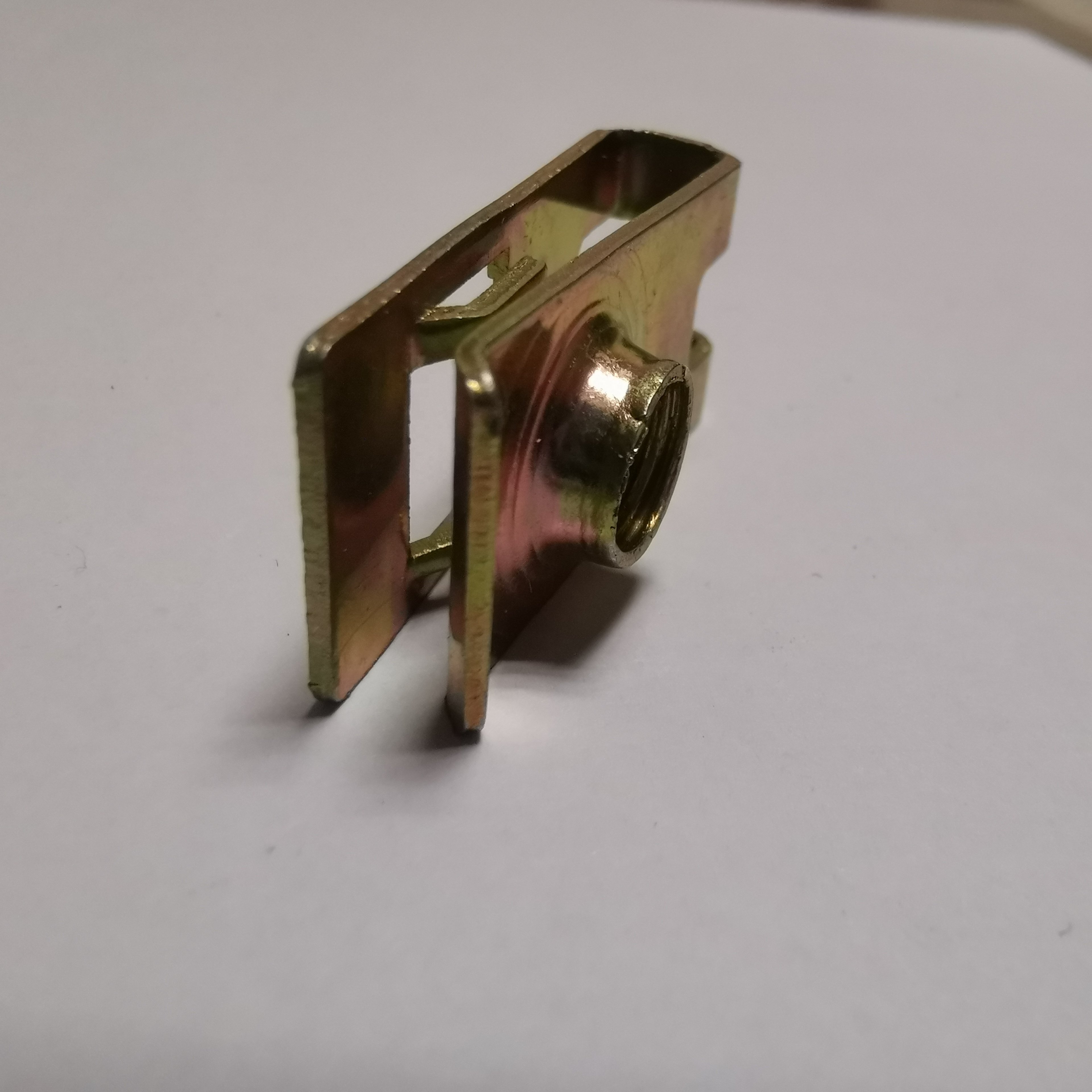 Metal Car Fasteners Fixing Screw U Type Clips Auto Accessories Motorcycle U Clip License Plate Nuts