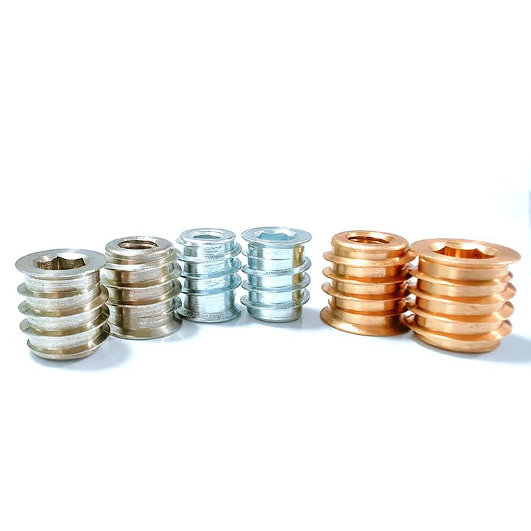 High Quality Stainless Steel M5 M6 M8 Thread Insert Nut for Wood