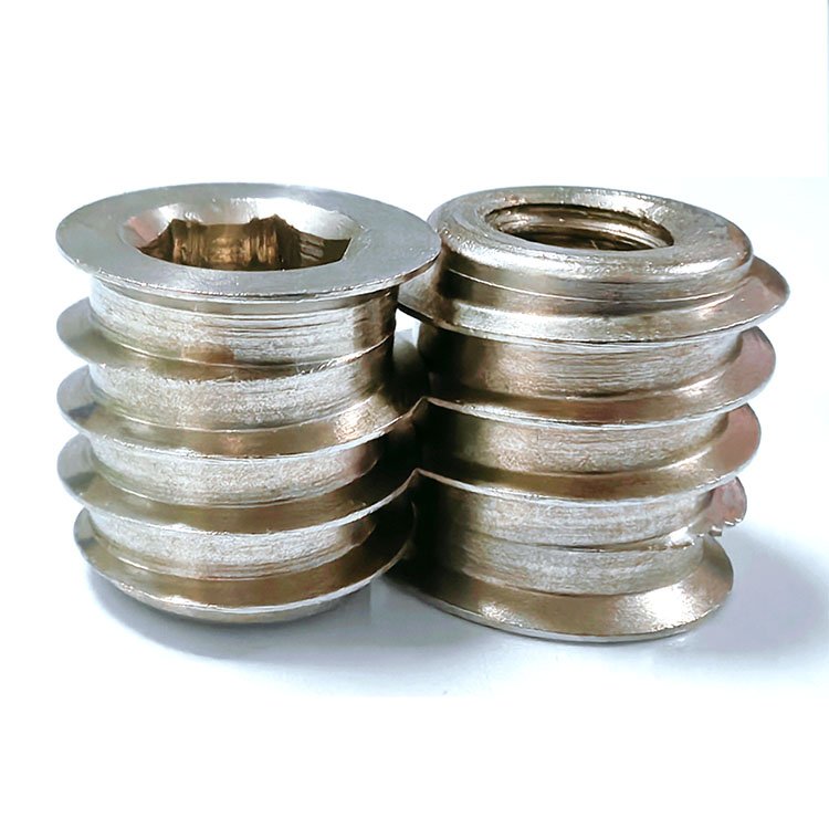 High Quality Stainless Steel M5 M6 M8 Thread Insert Nut for Wood