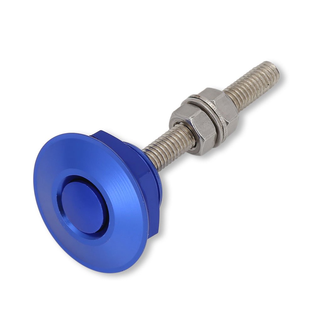JDM Bumper Fasteners Quick Release, Push Button Hood Pins for Cars