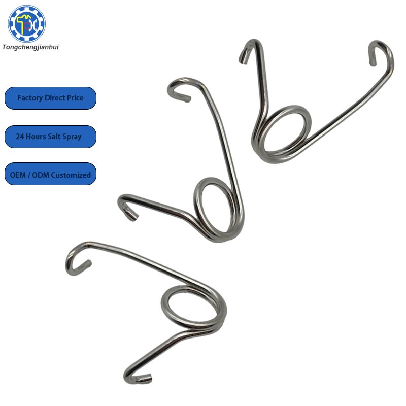 Factory Direct Sale Double Wire Spring Forming Wire Hose Clamp Clip For Fuel Line Silicone Tube