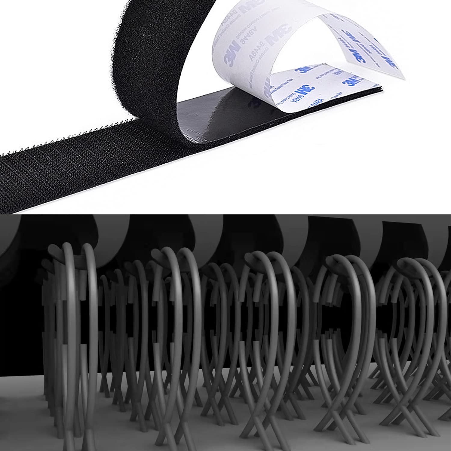 Heavy-Duty Waterproof Self-locking Strip Adhesive Back Buckle Fastener Secure Installation For Auto Interior rugs living room