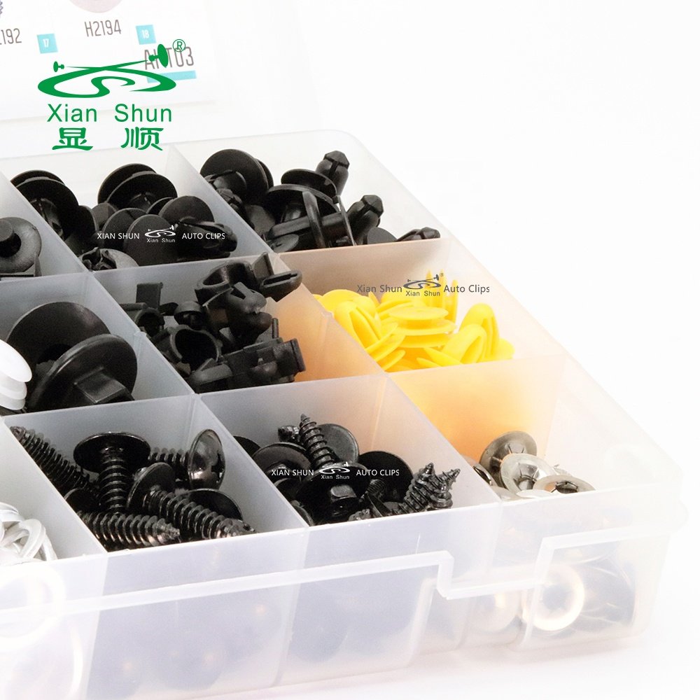 XianShun 573pcs Assortment Kits Car Fastener Clips for Hyundai ELANTRA 2017~2019 Universal Car Repair Assorted kit