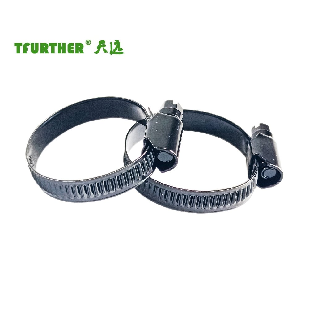 W2 German Type Worm Drive Hose Clip Fasteners 304 Stainless Steel Spring Clip Fasteners