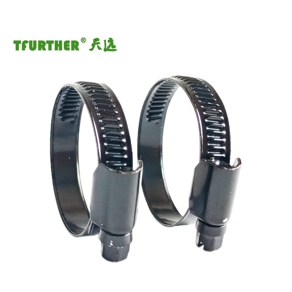 W2 German Type Worm Drive Hose Clip Fasteners 304 Stainless Steel Spring Clip Fasteners