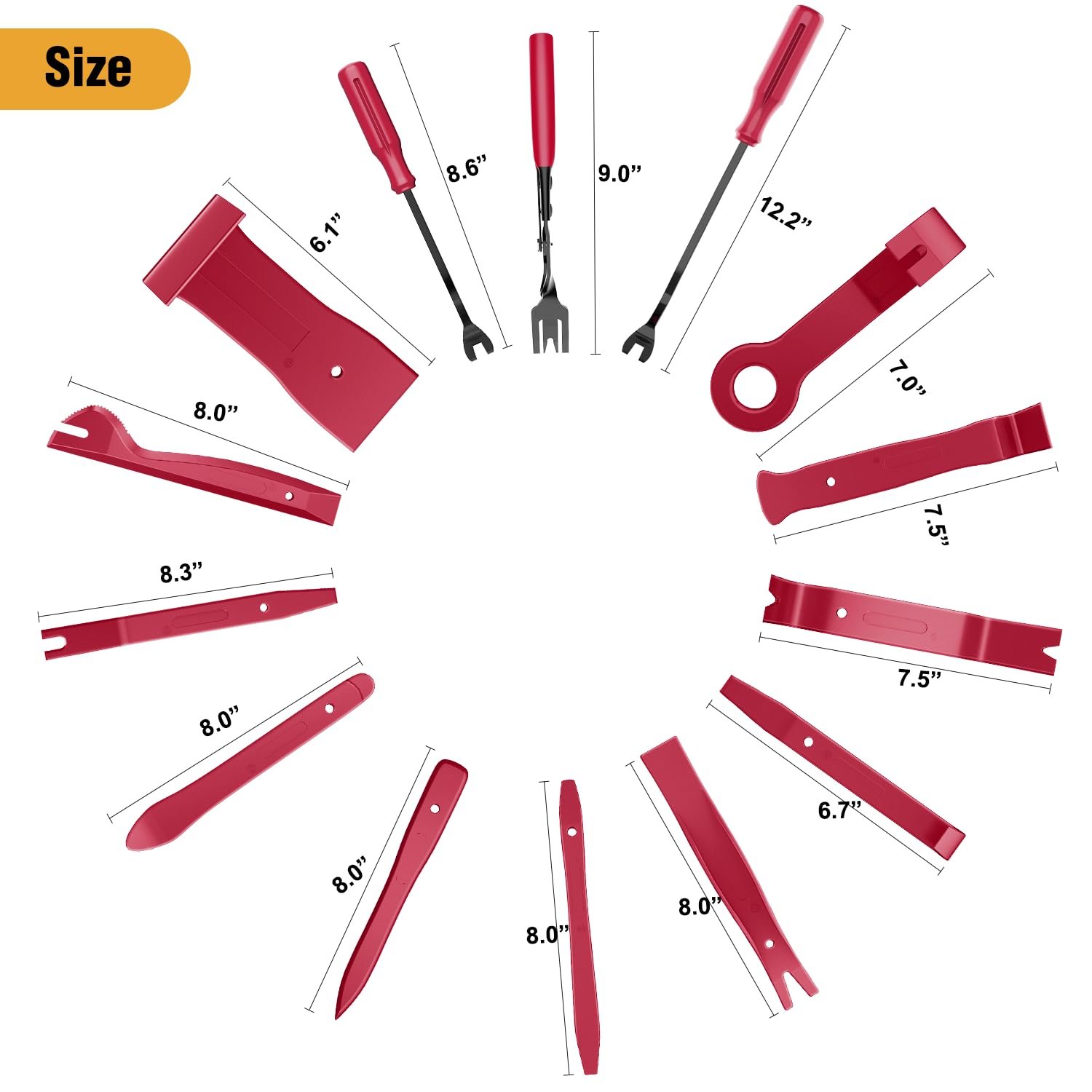 330pcs car audio modification and maintenance tool car interior disassembly tool car pry disassembly tool
