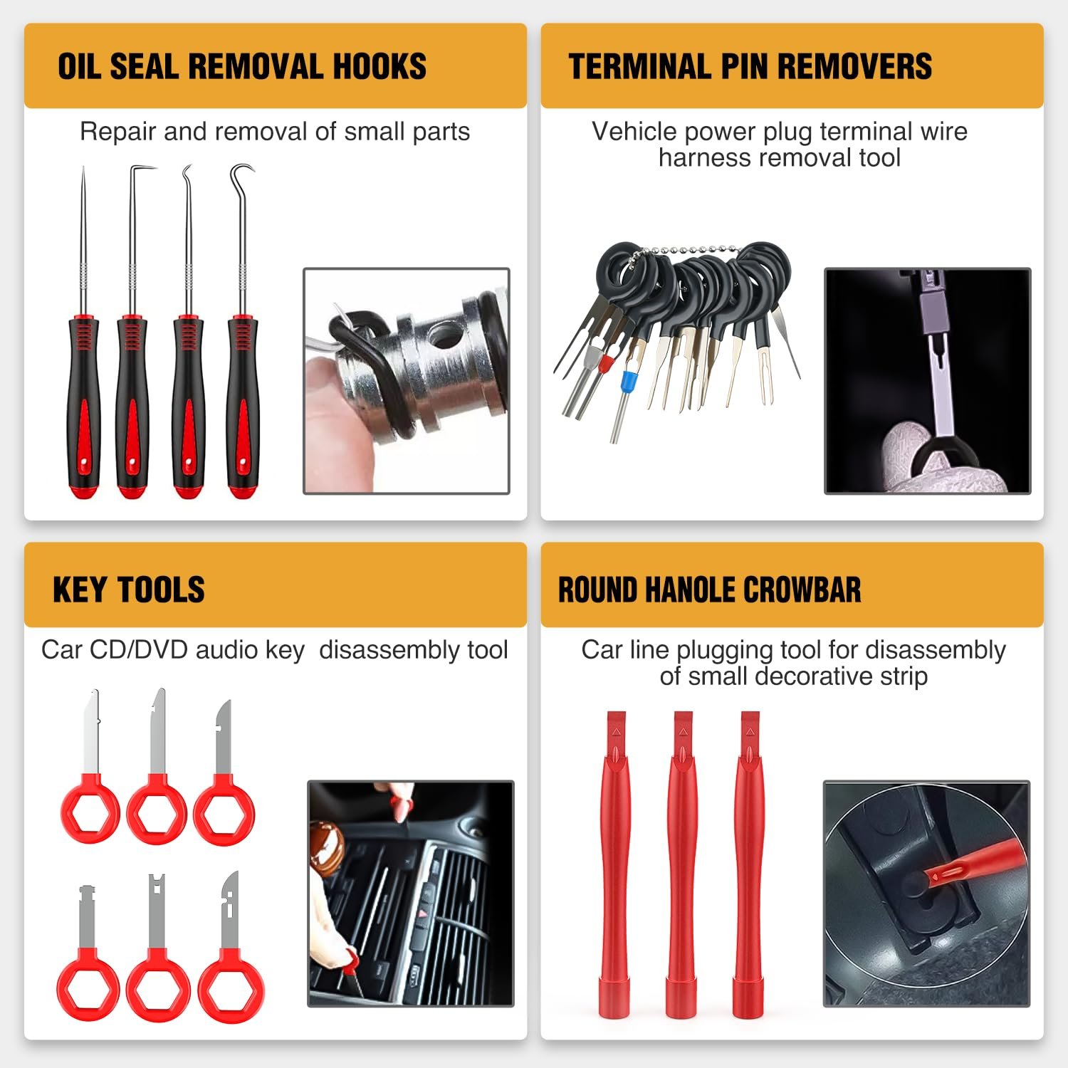 330pcs car audio modification and maintenance tool car interior disassembly tool car pry disassembly tool