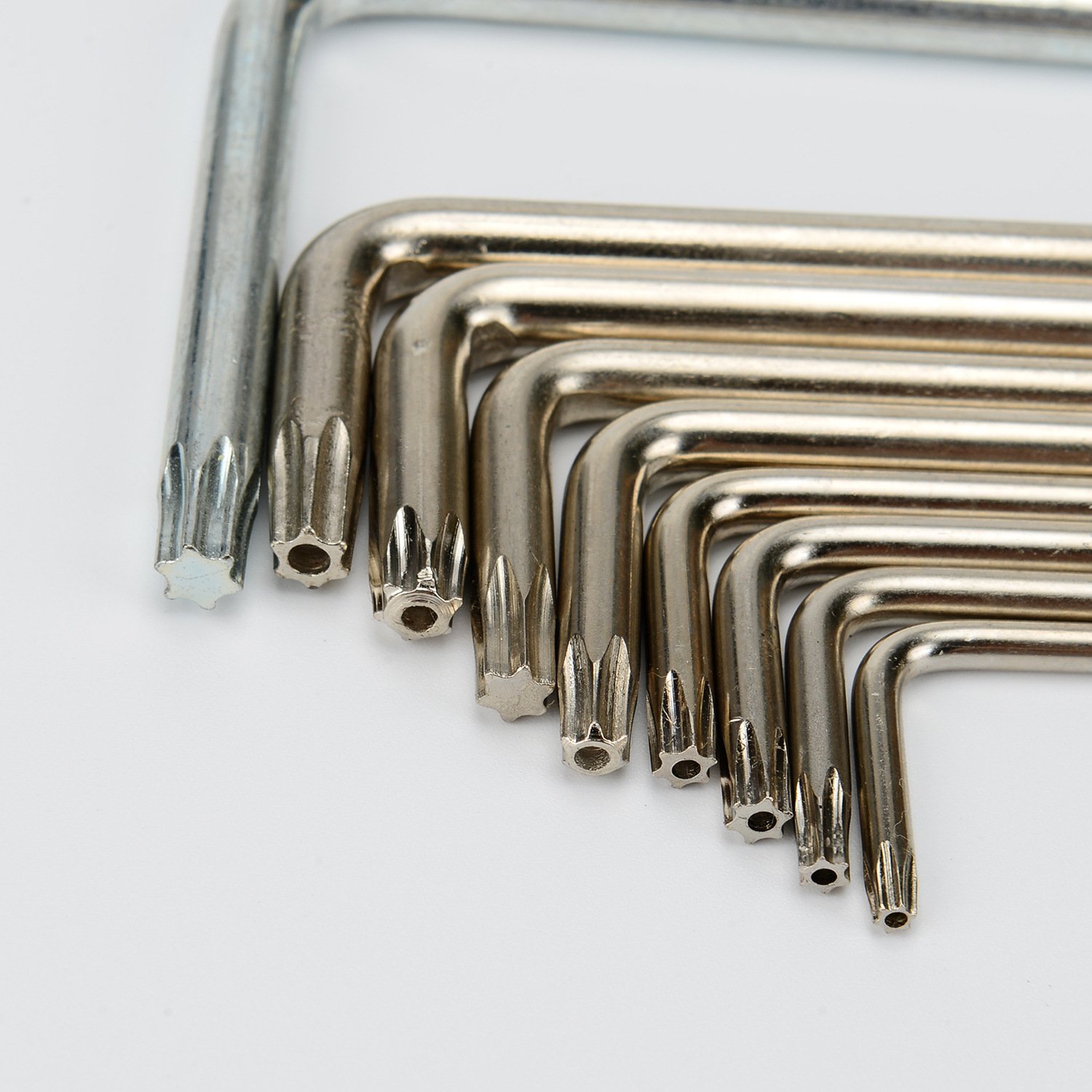 China Factory Hardware Tools T30 T40 T45 T50 Torx L Type Security Key Allen Key Wrench Spanner for Torx Hexagon Socket Screw