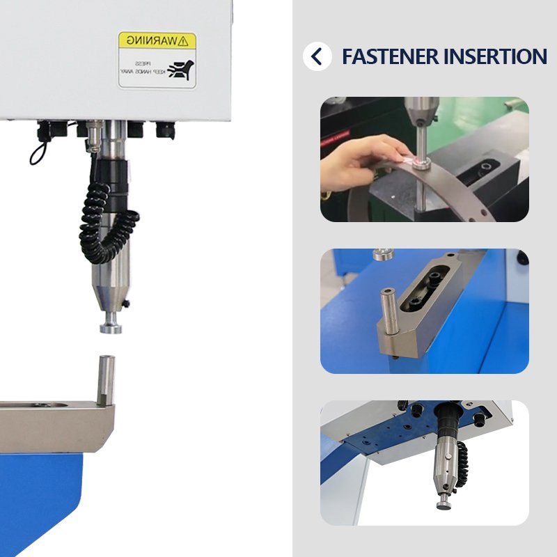 High quality 8 Tons Infinitely Adjustable Ram Force Batch Counter High-pressure fastemer insertion Machine