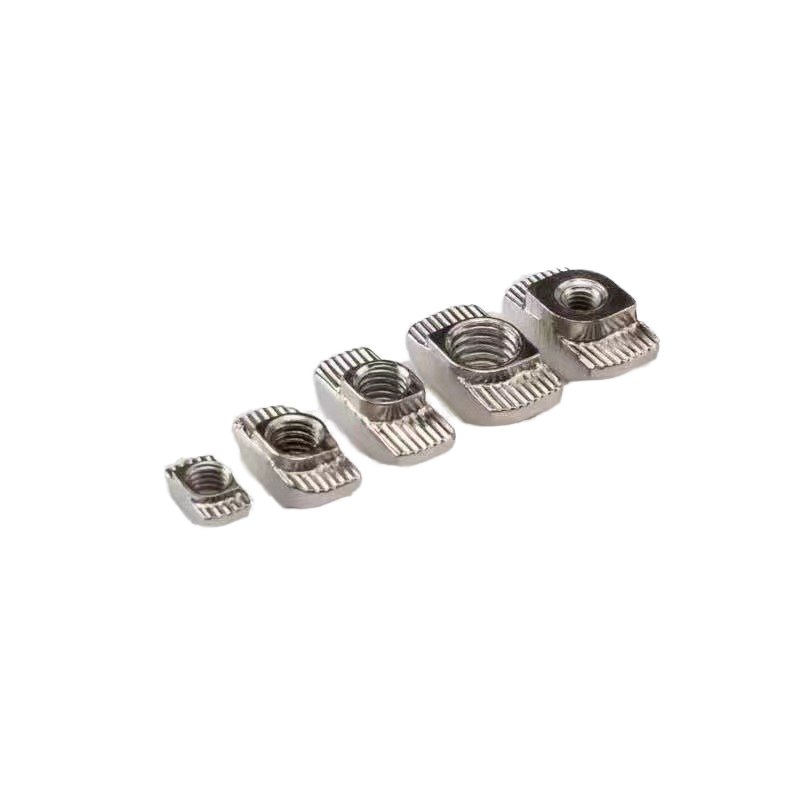 Stainless Steel 304 DIN T-Nut Aluminum Profile Rear-Mounted Sliding T Slot Nut 20/30/40/45 Type M3M4M5M6 Zinc/Nickel Plated