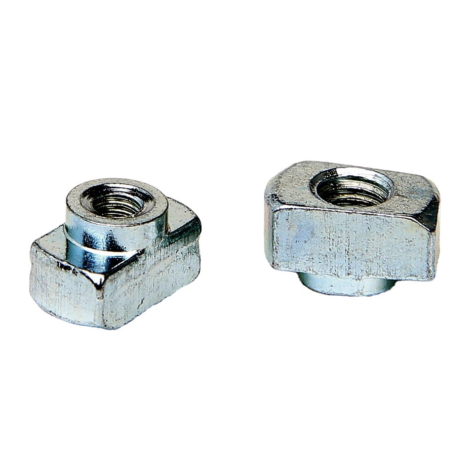 Stainless Steel 304 DIN T-Nut Aluminum Profile Rear-Mounted Sliding T Slot Nut 20/30/40/45 Type M3M4M5M6 Zinc/Nickel Plated
