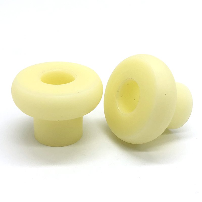China Wholesale High quality custom auto parts flat m5 m10 3mm 4mm 50mm bush rubber nylon plastic flanges shaft sleeve bushing