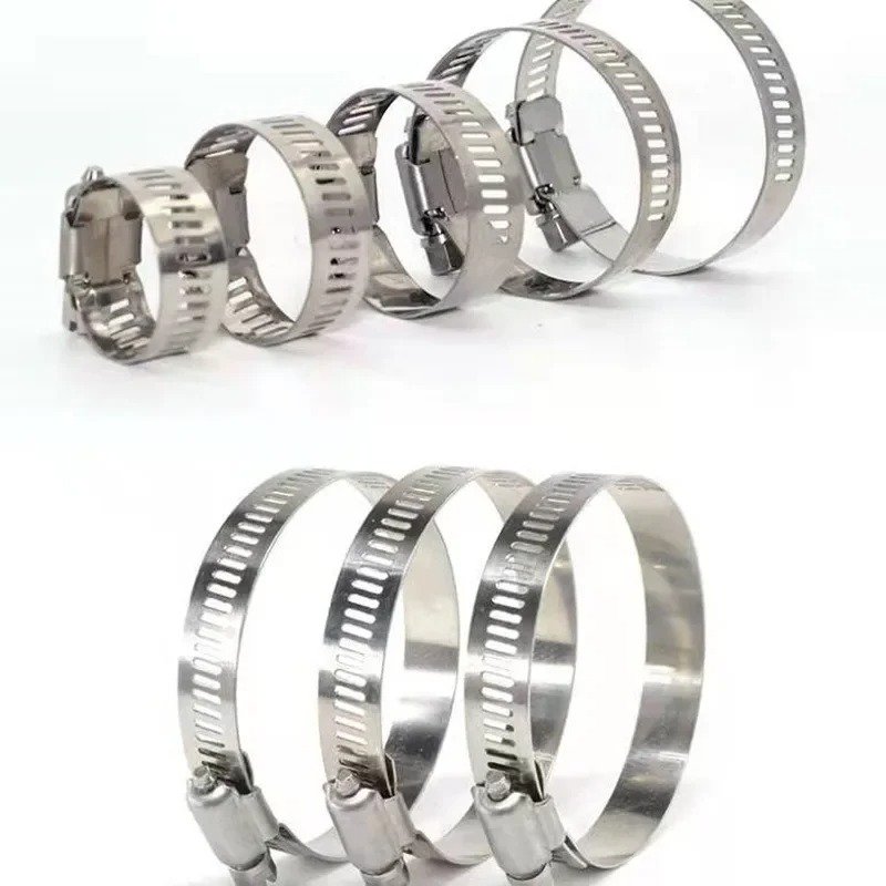 High Quality Stainless Steel SS304 Germany Type Heavy Duty Worm Drive Clamps for Hose Pipe Quick Pipe Clamp