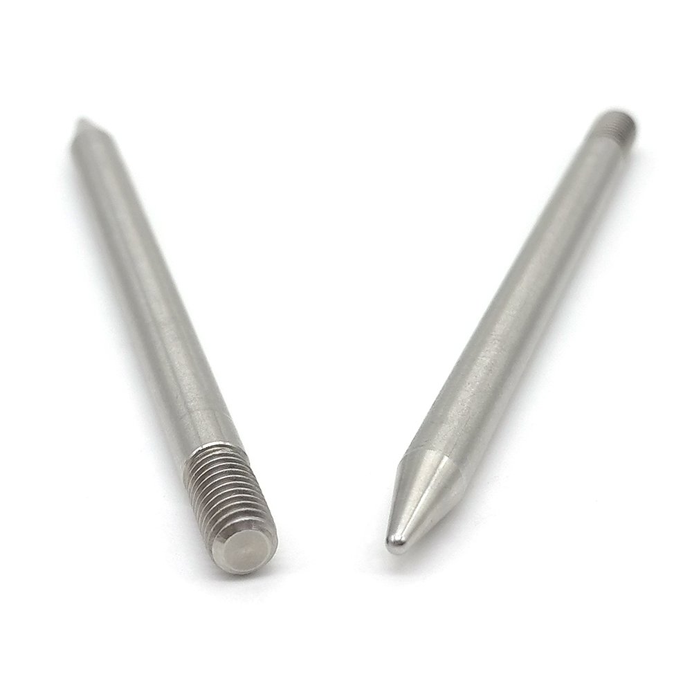 Customized Shaft 1/4'' 1/8'' Cylindrical Straight Threaded Knurl Brass Aluminum Stainless Steel Stepped Dowel Pin