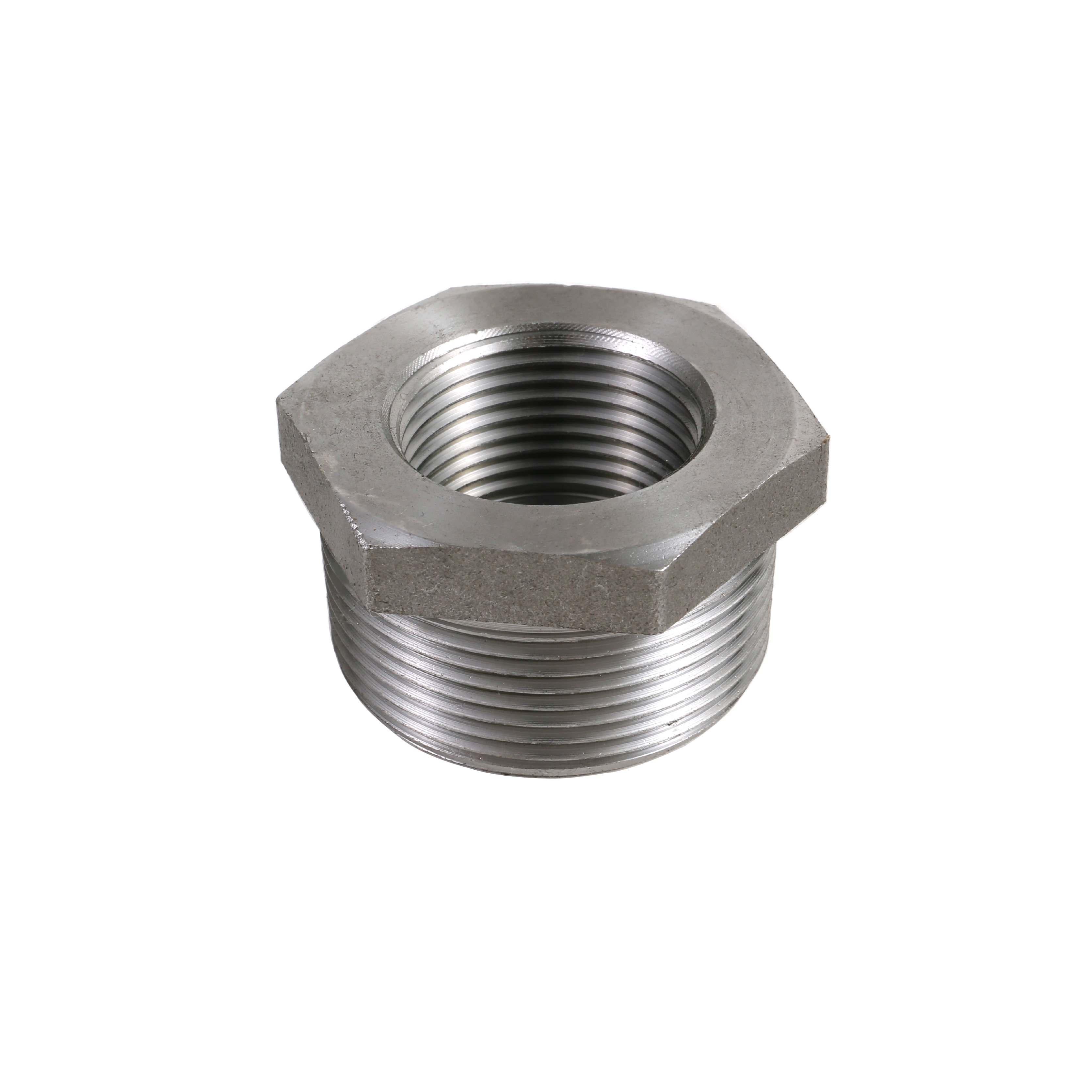 China wholesale 1/8 1/4 3/8 1/2 3/4 m6 40mm Male to Female Pipe Fitting Plastic Reducer Bushing