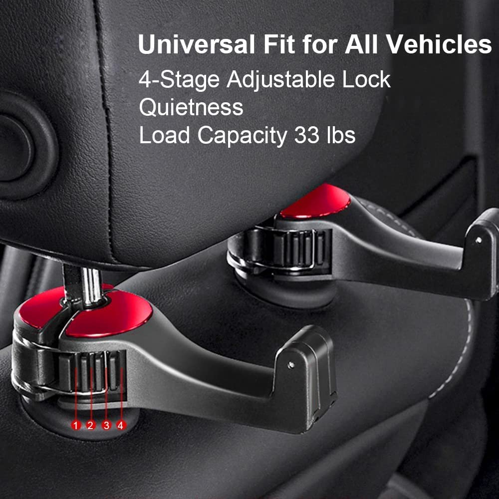 Car Headrest Hook Phone Car Holder Car Hanger Seat Back Hanger Storage Hook Phone Holder Auto Fastener Clip