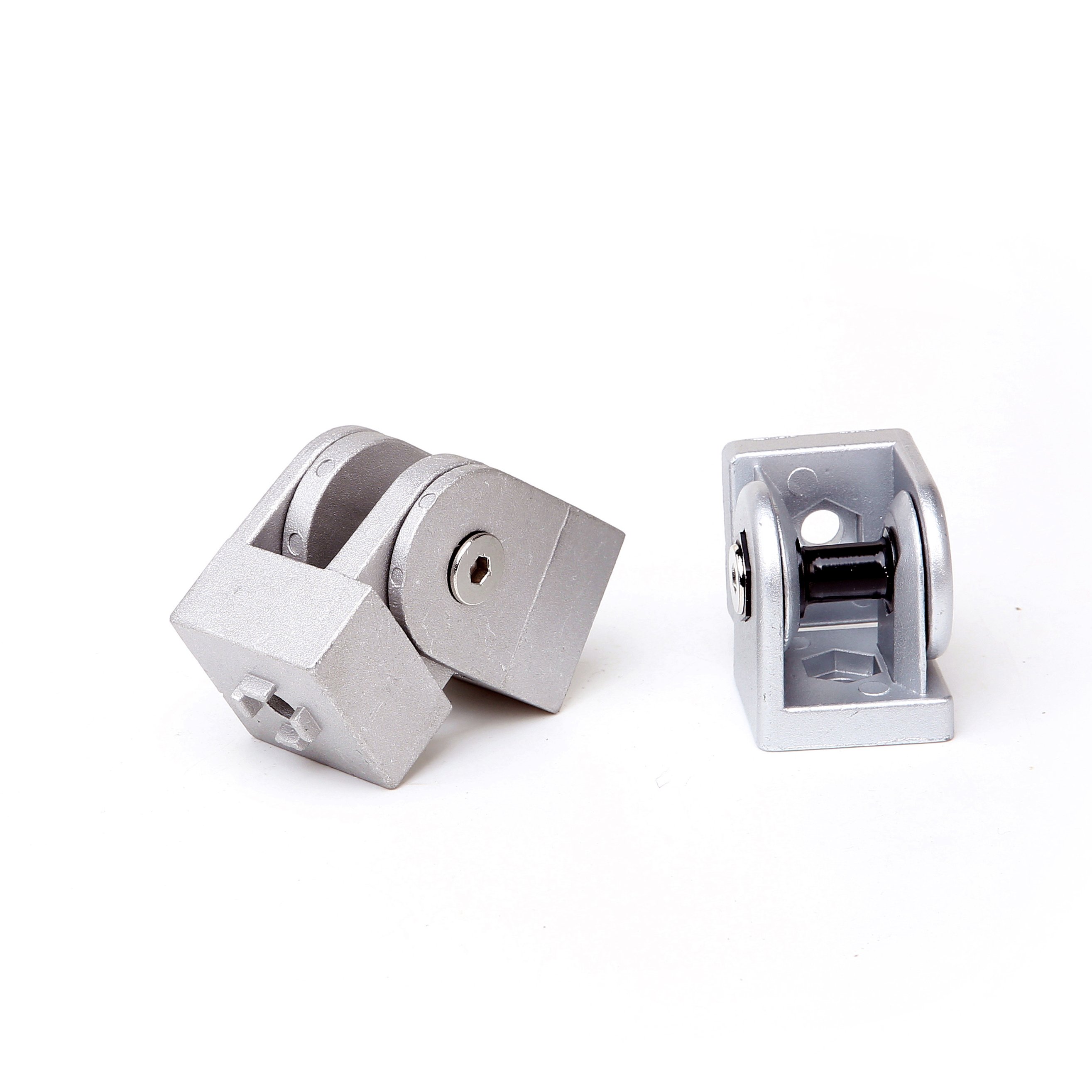 Zinc Alloy Movable Hinge Pivot Hinge DIN GB Industrial Aluminum Profile 2020/3030/4040/4545 Arbitrary Angle Connector