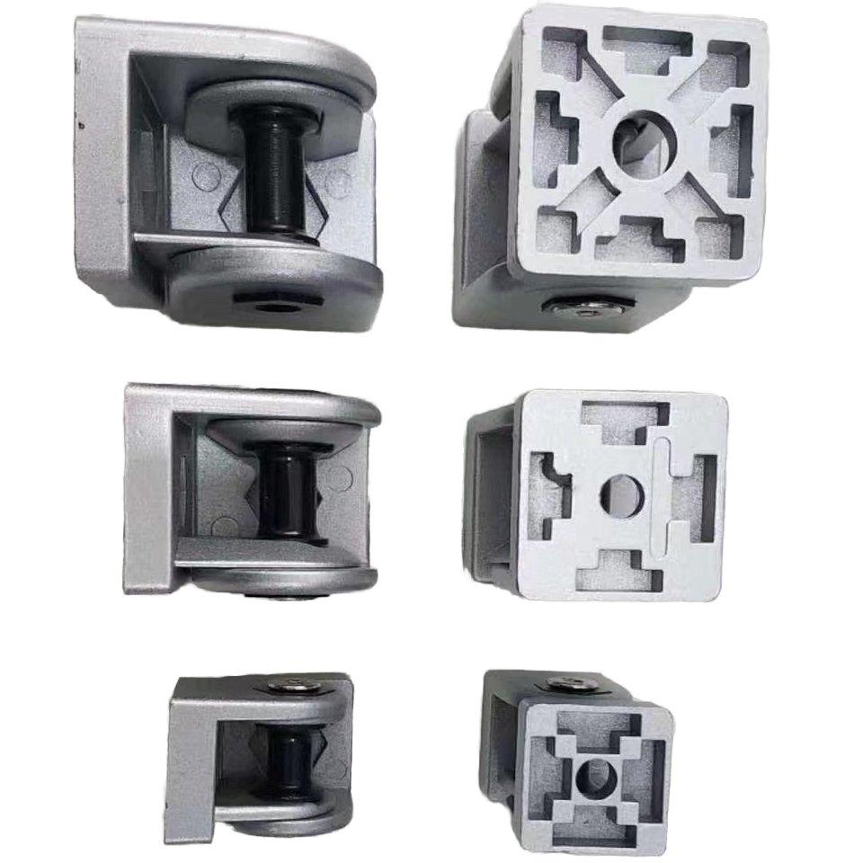 Zinc Alloy Movable Hinge Pivot Hinge DIN GB Industrial Aluminum Profile 2020/3030/4040/4545 Arbitrary Angle Connector