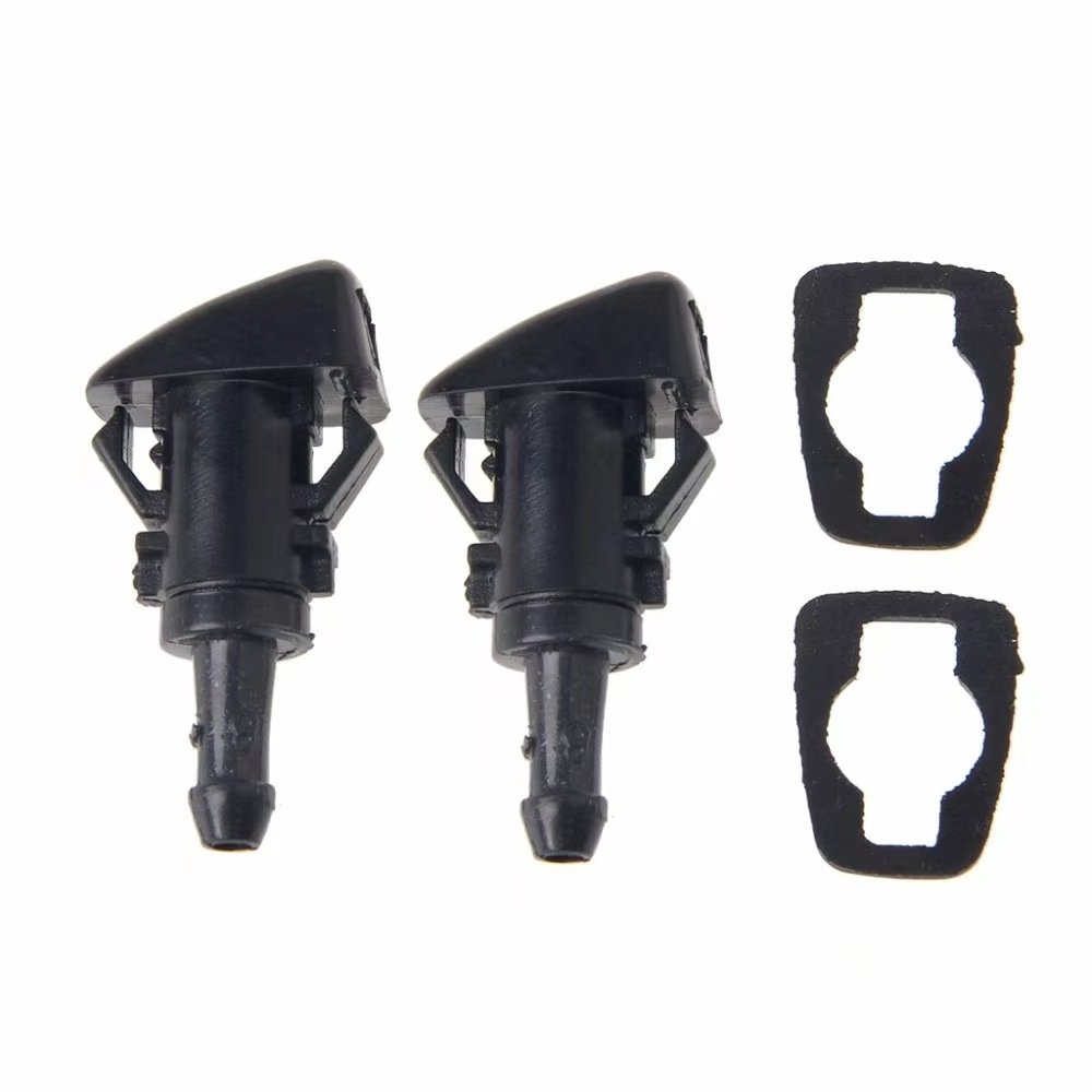 Car Universal Windshield Washer Sprinkler Head Wiper Fan Shaped Spout Cover Water Outlet Nozzle