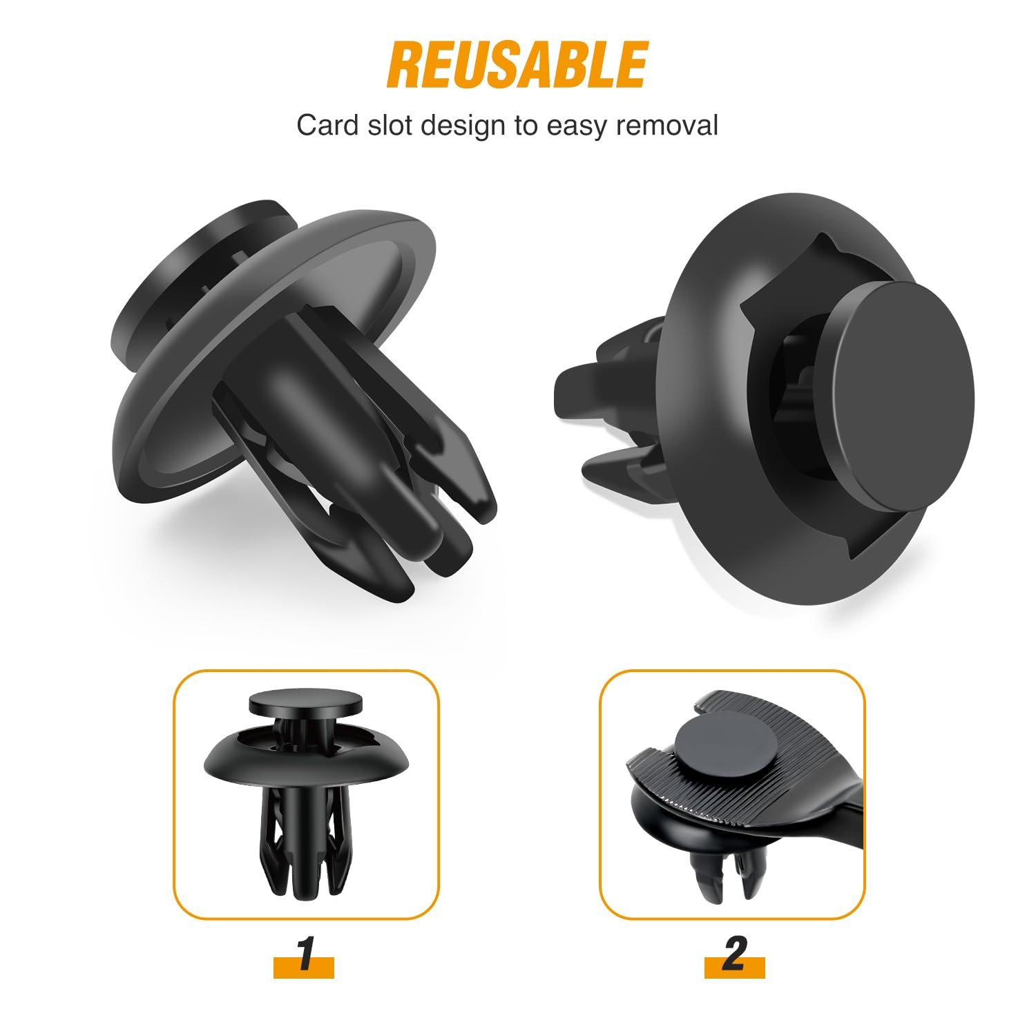 QEEPEI wholesale car push retainer clips Mixed loading universal plastic clips fastener car bumper clips for American Japanese