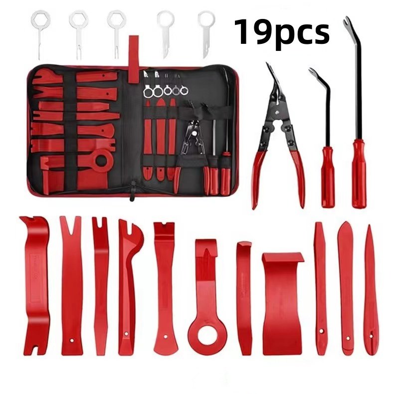 High Quality Interior Door Panel Disassembly Refit Repair Tools 19pcs