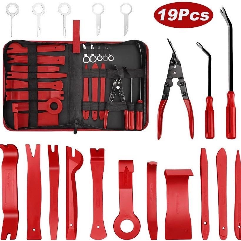 High Quality Interior Door Panel Disassembly Refit Repair Tools 19pcs