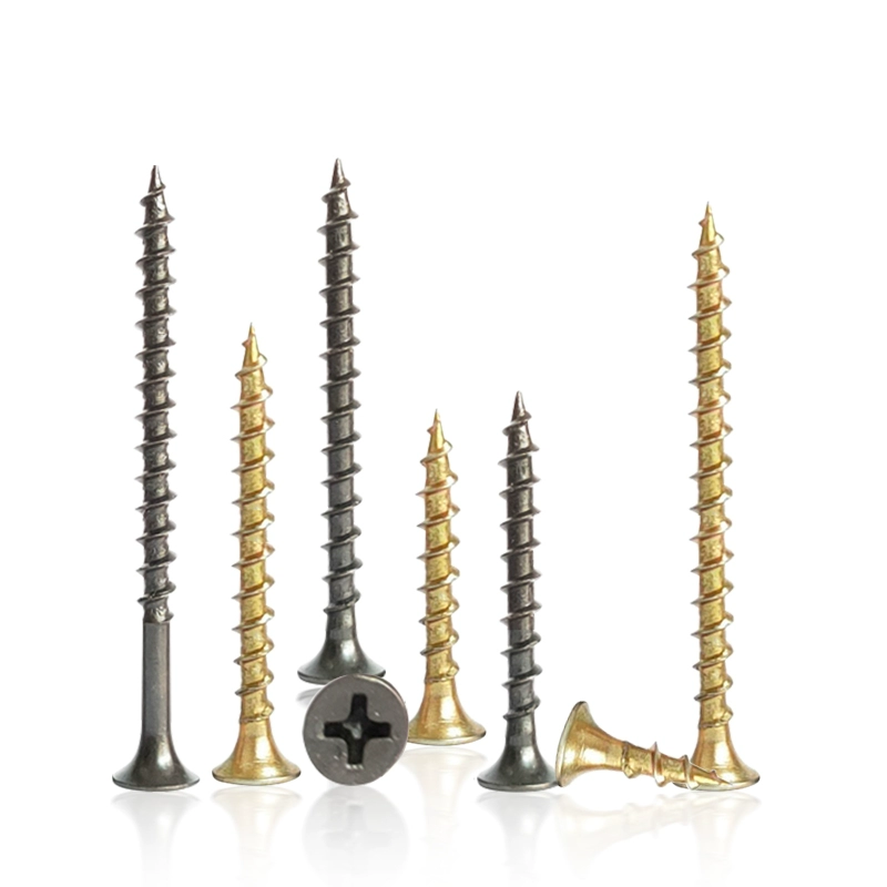 Wholesale ISO Standard Fasteners Self-Tapping Drywall Screws Wallboard Phosphating Carbon Steel Brass Inch Measurement System