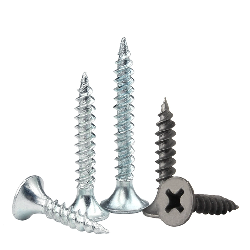 Wholesale ISO Standard Fasteners Self-Tapping Drywall Screws Wallboard Phosphating Carbon Steel Brass Inch Measurement System
