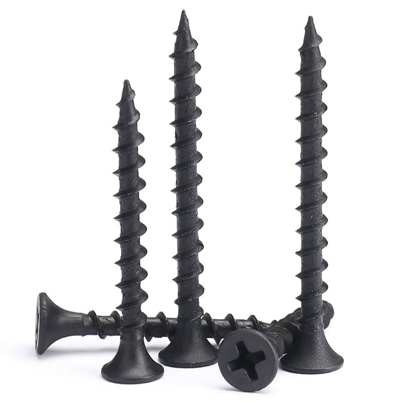 Wholesale ISO Standard Fasteners Self-Tapping Drywall Screws Wallboard Phosphating Carbon Steel Brass Inch Measurement System