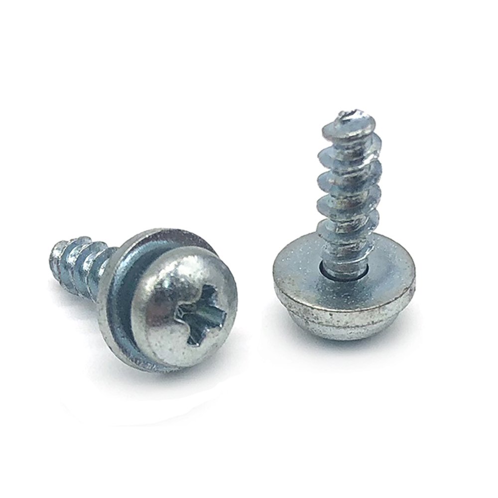 Fastener Wholesale Supplier M3 M4 M6 M8 Zinc Cross Head Flat Washer Counter Sink Torx Head Hex Socket Combination Bolt Screws