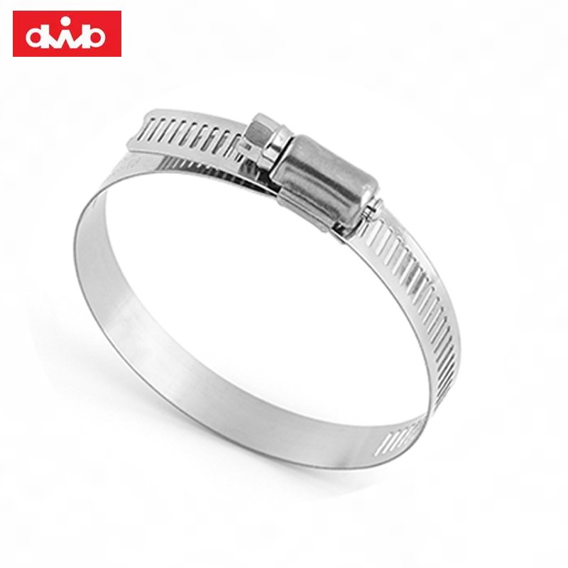 Auto Soft clamps Worm Gear Hose Clamp Adjustable Custom Car 304 stainless Steel Hose clamp Stamping Spare Parts