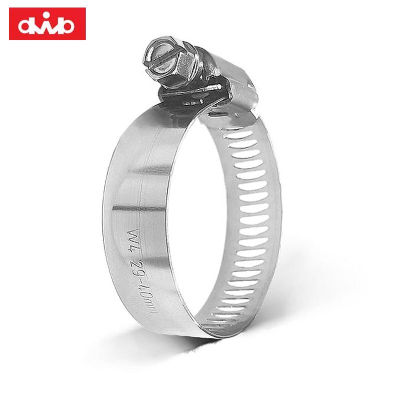 Auto Soft clamps Worm Gear Hose Clamp Adjustable Custom Car 304 stainless Steel Hose clamp Stamping Spare Parts