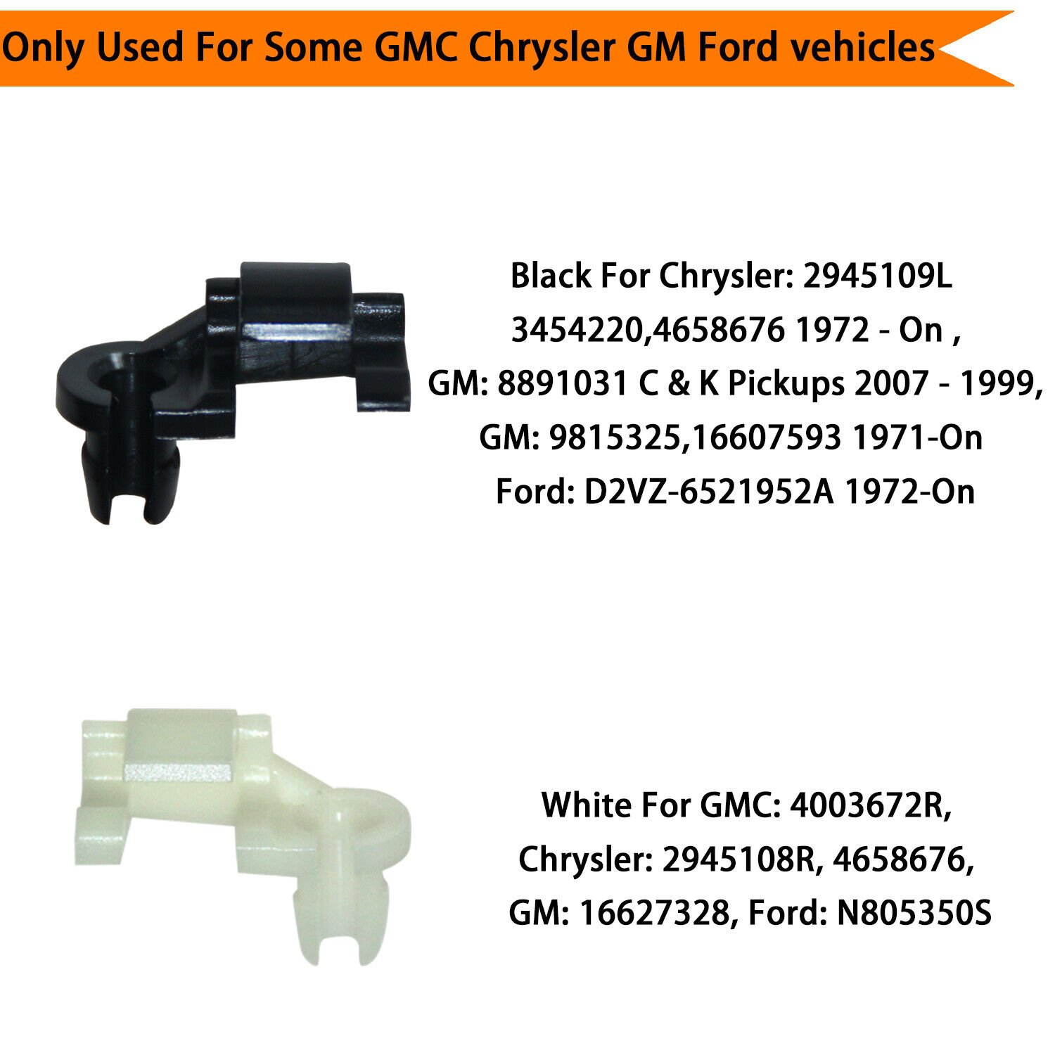 High Quality Universal Plastic Auto Push Retainer Clips Set Car Door Clip
