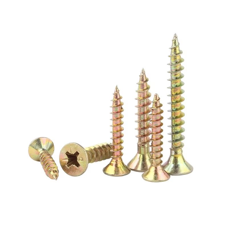 High Quality Fasteners for Dry Wall Screws Direct Selling Wood Screws Painted Zinc Ash Phosphating Mechanical Nails