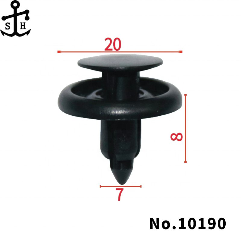 Factory Supply PA66 Automotive Buckle Nylon Plastic Car Auto Replacement Plastic Fender Bumper Rivets Clips and Fasteners