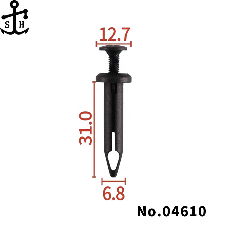 Factory Supply PA66 Automotive Buckle Nylon Plastic Car Auto Replacement Plastic Fender Bumper Rivets Clips and Fasteners