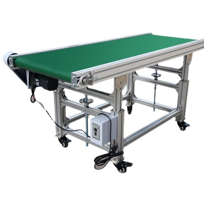 hot sale flat mini pvc belt conveyor equipment ball transfer conveyor auto assembly food conveyor