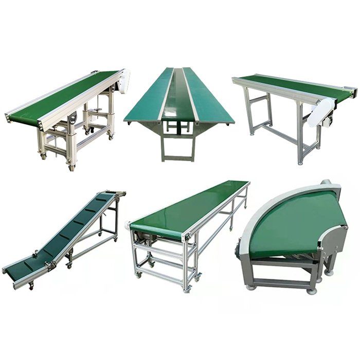 hot sale flat mini pvc belt conveyor equipment ball transfer conveyor auto assembly food conveyor