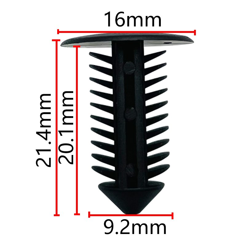 061943 Competitive Price Plastic Auto Fastener Christmas Tree Clips for Cars Retainers Plastic Rivets Fir Tree Clips
