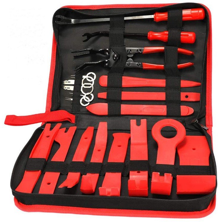 19pcs Auto Trim Removal Tools Set Car Plastic Fasten Clips Removal Tools
