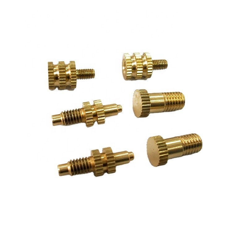 Customized Precision Non-standard Metal Screws OEM ODM Slotted Knurled Hand Screws Cnc Machined Bolts Fasteners