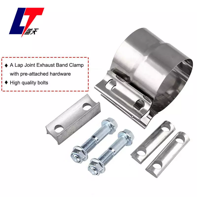 Manufacture Lap Joint Exhaust Muffler Pipe Band Clamp